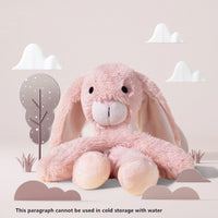 HKM-9606845 Plush Dog Toy - Bite Resistant, Featuring Miss Rabbit and Tricolor Ice Bottle Design