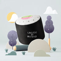 HKM-9606845 Plush Dog Toy - Bite Resistant, Featuring Miss Rabbit and Tricolor Ice Bottle Design