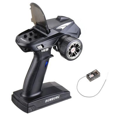 HKM-960723 DumboRC X4 2.4G 4CH Radio Control Transmitter with X6F Receiver for RC Vehicles