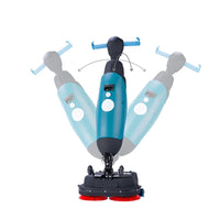 HKM-960851 Compact Mini Walk-Behind Electric Floor Scrubber for Home and Commercial Use