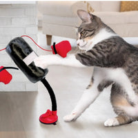 HKM-9609277 Interactive Cat Punching Bag Toy with Gloves for Active Indoor Play and Exercise