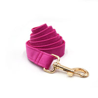 HKM-9609789 Fashion-Forward Pet Collar Set with Lead, Bow, Poop Bag, Chest Back, and Flower Decoration