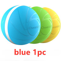 HKM-9610429 Interactive Bouncing Ball Toy for Pets - Eco-Friendly, Waterproof, Multicolor LED Lights, USB Rechargeable