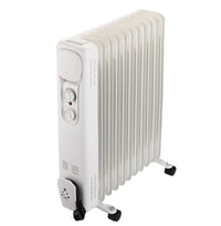 HKM-961043 Oil Filled Radiator Heater, 1500W/2000W/2500W Freestanding with Adjustable Thermostat and Safety Features