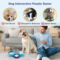 HKM-9612605 Interactive 4-Layer Slow Feeder Pet Bowl for Dogs - Non-Slip Puzzle Design to Promote Healthy Eating & Digestion