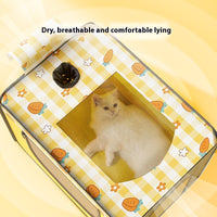 HKM-9614013 Pet Cat and Dog Blowing and Drying Bag with Carrot Print for Up to 25 lbs