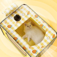 HKM-9614013 Pet Cat and Dog Blowing and Drying Bag with Carrot Print for Up to 25 lbs