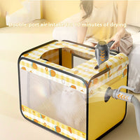 HKM-9614013 Pet Cat and Dog Blowing and Drying Bag with Carrot Print for Up to 25 lbs