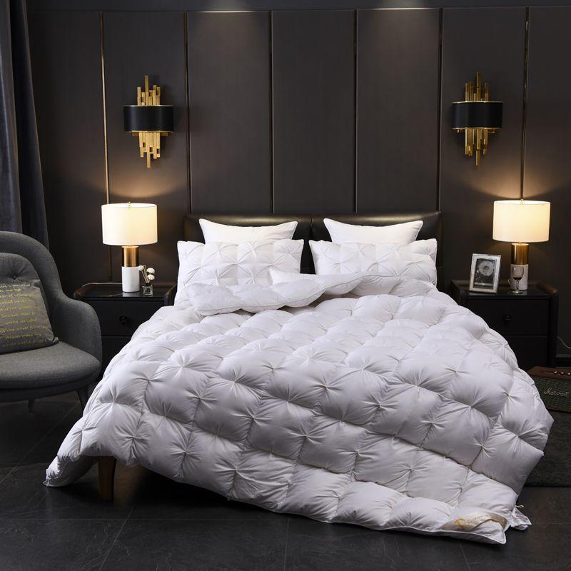 HKM-961427 Thickened Warm Winter Quilt with Twisted Flower Design in Multiple Colors