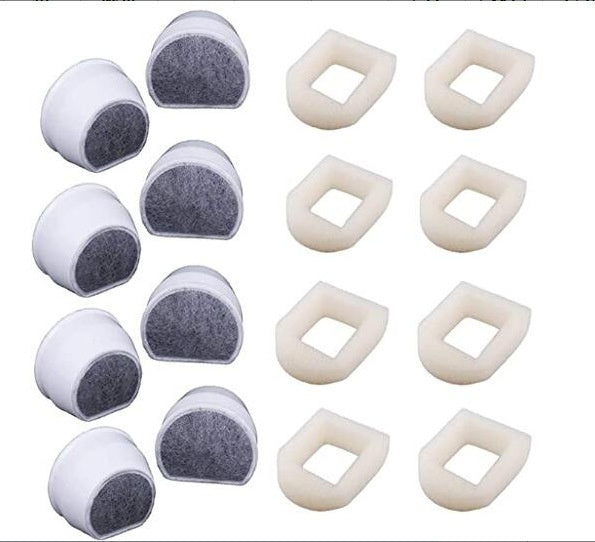 HKM-9615037 Automatic Pet Water Fountain Filter Set with Activated Carbon - 8 Pieces