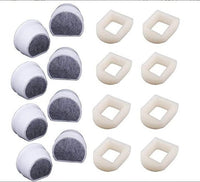 HKM-9615037 Automatic Pet Water Fountain Filter Set with Activated Carbon - 8 Pieces