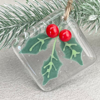 HKM-961555 Decorative Glass Christmas Tree Pendant - Available in Multiple Styles