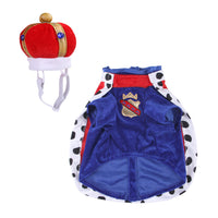 HKM-9615933 Pet King Dog Cape and Hat Accessory Set for Special Occasions