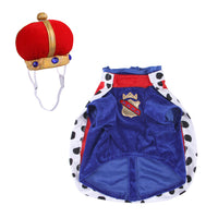 HKM-9615933 Pet King Dog Cape and Hat Accessory Set for Special Occasions