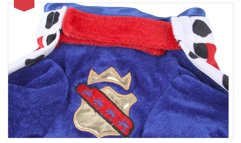 HKM-9615933 Pet King Dog Cape and Hat Accessory Set for Special Occasions