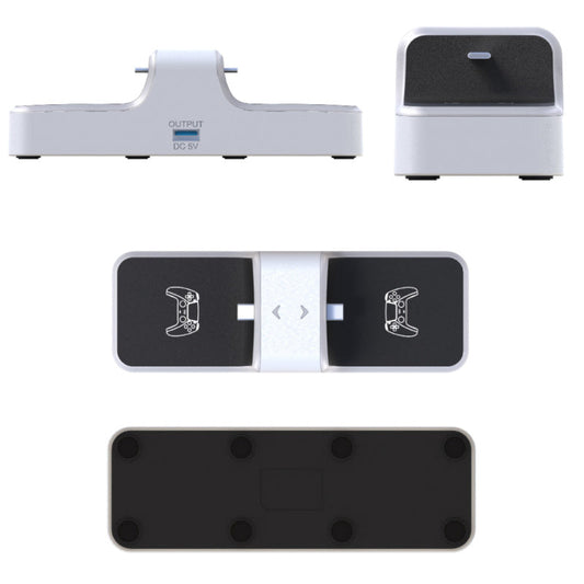 HKM-961747 Dual Controller Charging Station for PS5 - Convenient USB-C Power Supply with LED Indicators