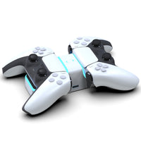 HKM-961747 Dual Controller Charging Station for PS5 - Convenient USB-C Power Supply with LED Indicators