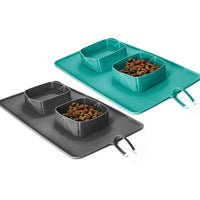 HKM-9617725 Foldable Silicone Dog and Cat Bowl, 600ml Capacity, Portable Pet Feeding and Hydrating Solution