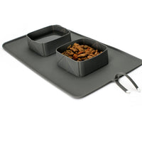 HKM-9617725 Foldable Silicone Dog and Cat Bowl, 600ml Capacity, Portable Pet Feeding and Hydrating Solution