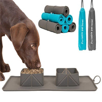 HKM-9617725 Foldable Silicone Dog and Cat Bowl, 600ml Capacity, Portable Pet Feeding and Hydrating Solution