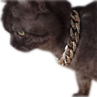 HKM-961811 Gold-Plated Dog Necklace - Adjustable Lengths in Classic Gold and Silver Finishes