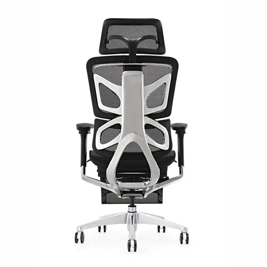 HKM-961875 Ergonomic High Back Executive Computer Chair with Adjustable Footrest and Full Mesh Design