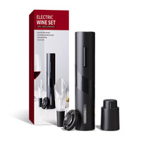 HKM-961939 USB Rechargeable Electric Wine Bottle Opener with Durable Plastic Design