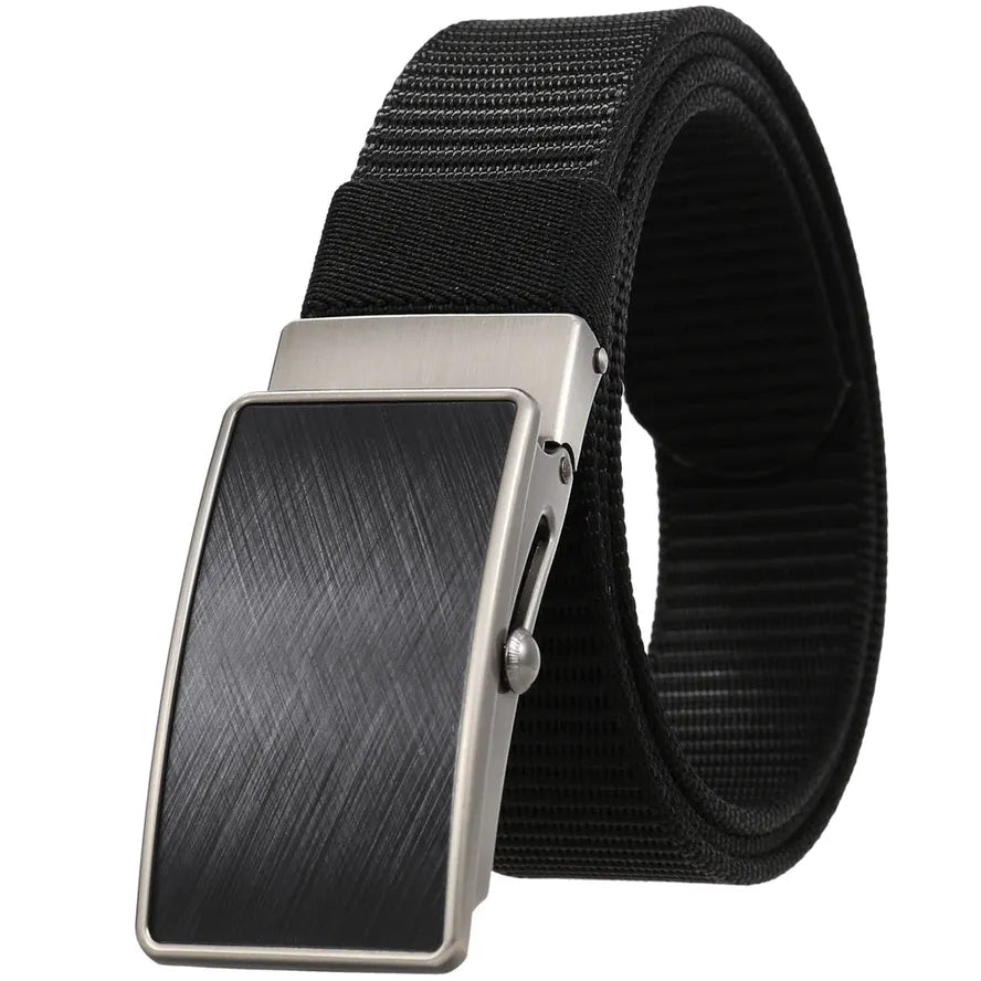 HKM-962131 Nylon Belt with Roller Buckle, Model LY36-23552-1, Durable and Adjustable Design for Everyday Wear