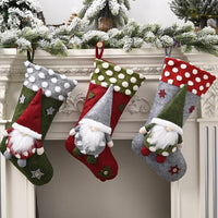 HKM-962195 Lambswool Christmas Socks in Classical, Modern, and Simple Styles - Three-Dimensional Decor