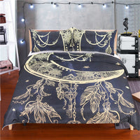 HKM-962387 European and Australian Duvet Cover Set in Various Sizes, Soft Polyester Fabric