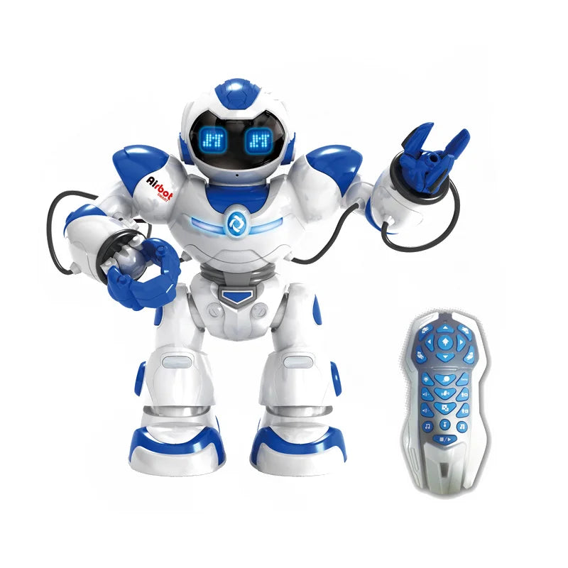 HKM-962387 Intelligent Remote Control Robot Toy for Kids, Light & Sound Educational Play, Ages 2-13 Years
