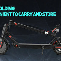 HKM-962451 350W Foldable Electric Kick Scooter with 10.4AH Battery, Max Speed 25km/h, 120kg Capacity, Portable Design
