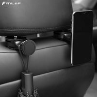 HKM-962451 Car Headrest Mobile Phone Holder - Magnetic Suction for Easy Access