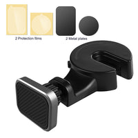 HKM-962451 Car Headrest Mobile Phone Holder - Magnetic Suction for Easy Access