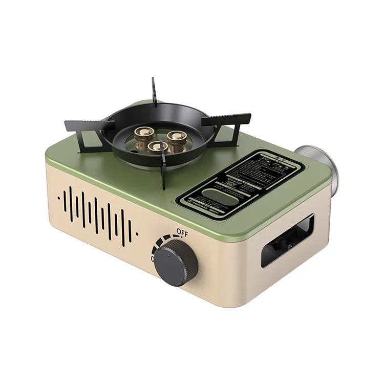 HKM-962451 Windproof Outdoor Propane Gas Stove with 3200W Firepower for Camping and Picnics