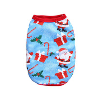 HKM-9627709 Festive Limited Edition Pet Vest - Short Style for Small Dogs and Cats, Unisex, Multiple Christmas Designs