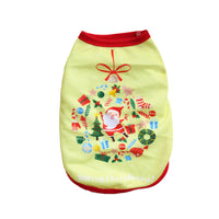 HKM-9627709 Festive Limited Edition Pet Vest - Short Style for Small Dogs and Cats, Unisex, Multiple Christmas Designs