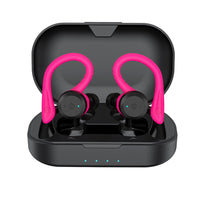 HKM-962771 Mini Bluetooth Headset with Stereo Sound and Multi-Point Connection - 20m Range, 5h Talk Time, Rechargeable Battery