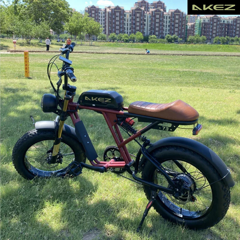 HKM-962899 Rugged 20" Electric Mountain Bike with 750W Brushless Motor and 48V 26Ah Long-Range Battery