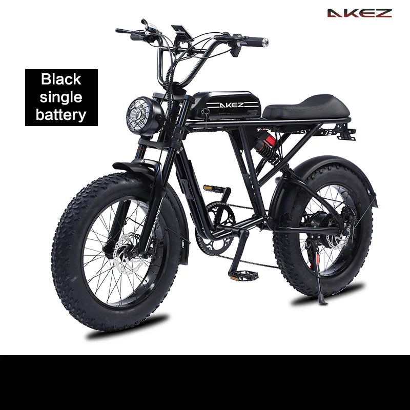 HKM-962899 Rugged 20" Electric Mountain Bike with 750W Brushless Motor and 48V 26Ah Long-Range Battery