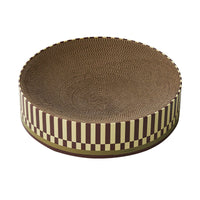 HKM-9629245 Cat Scratch Board - Durable Corrugated Cardboard with Striped and Number Patterns, 41x10cm