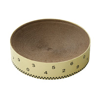 HKM-9629245 Cat Scratch Board - Durable Corrugated Cardboard with Striped and Number Patterns, 41x10cm