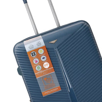 HKM-962963 Lightweight Scratch-Resistant Spinner Suitcase for Travel - Durable PP Material
