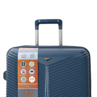 HKM-962963 Lightweight Scratch-Resistant Spinner Suitcase for Travel - Durable PP Material