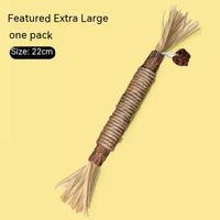 HKM-9629885 Durable Bamboo Cat Molar Stick for Oral Health, Tartar Removal, Large Pack Options Available