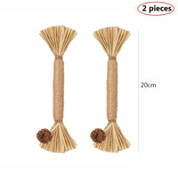 HKM-9629885 Durable Bamboo Cat Molar Stick for Oral Health, Tartar Removal, Large Pack Options Available