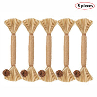 HKM-9629885 Durable Bamboo Cat Molar Stick for Oral Health, Tartar Removal, Large Pack Options Available
