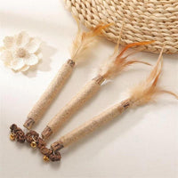 HKM-9629885 Durable Bamboo Cat Molar Stick for Oral Health, Tartar Removal, Large Pack Options Available