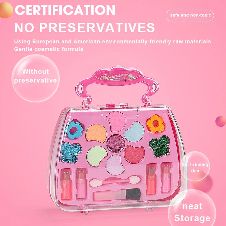 HKM-963027 Children's Pretend Play Makeup Handbag Set for Creative Dress-Up and Role-Playing Fun