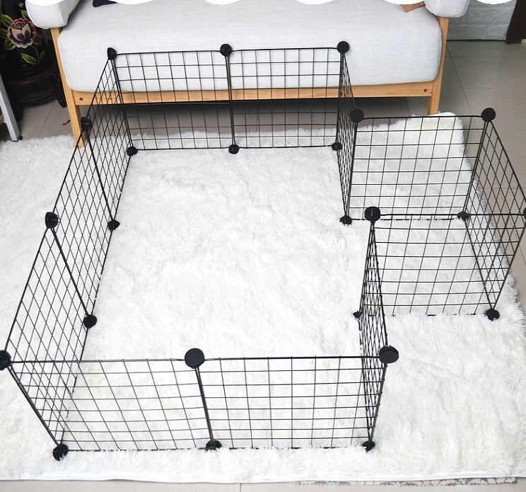 HKM-9630653 Eco-Friendly Metal Pet Fence for Secure Outdoor Containment